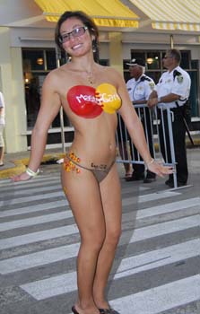 Body Painting 2007 photo - Duval Street, Key West